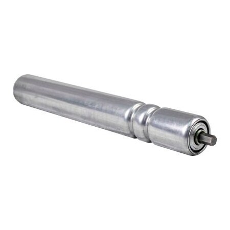Omni Metalcraft 1.9" Dia. x 16 Ga. Galvanized Double Grooved Roller for 23" O.A.W. Omni Conveyors 37825-23-GP